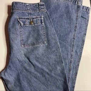 Vintage NY Jeans Women's Midrise Waist Relaxed Fit Straight Leg Size 12